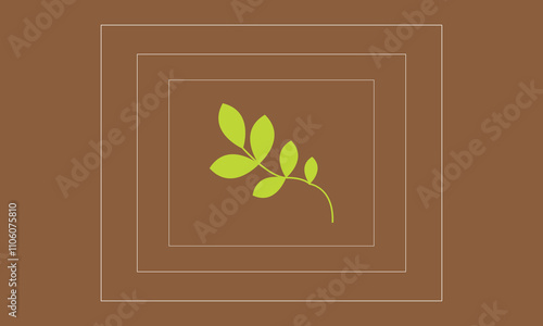 Green leaf, leaf, green, nature, background, banner, vector element, design, illustration, graphic, resource, tree