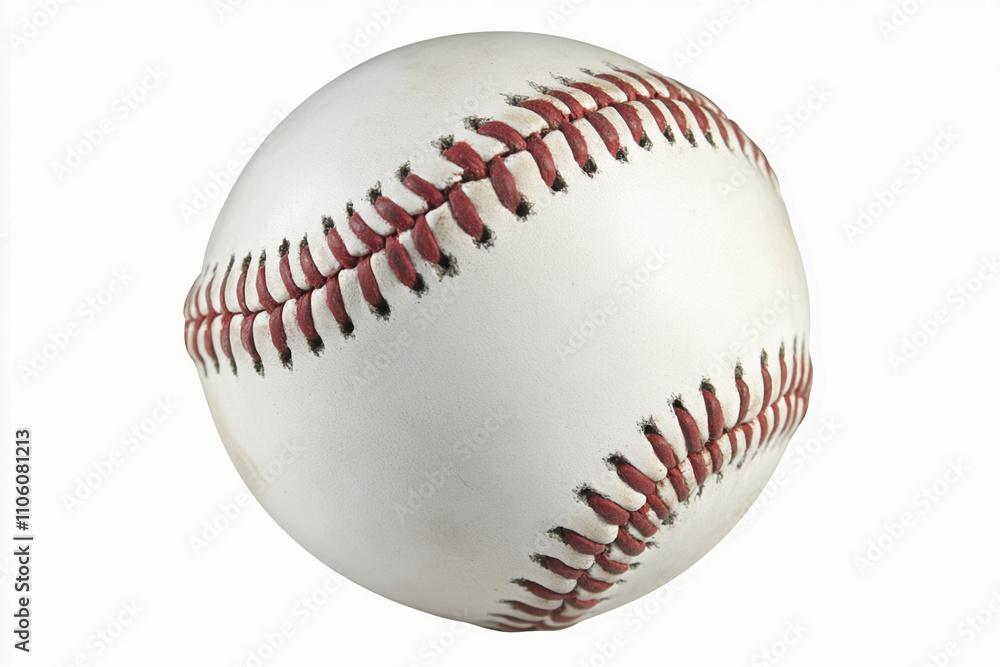 One baseball ball isolated on white background, Sport equipment, clipping path
One baseball ball isolated on white background, Sport equipment, clipping path