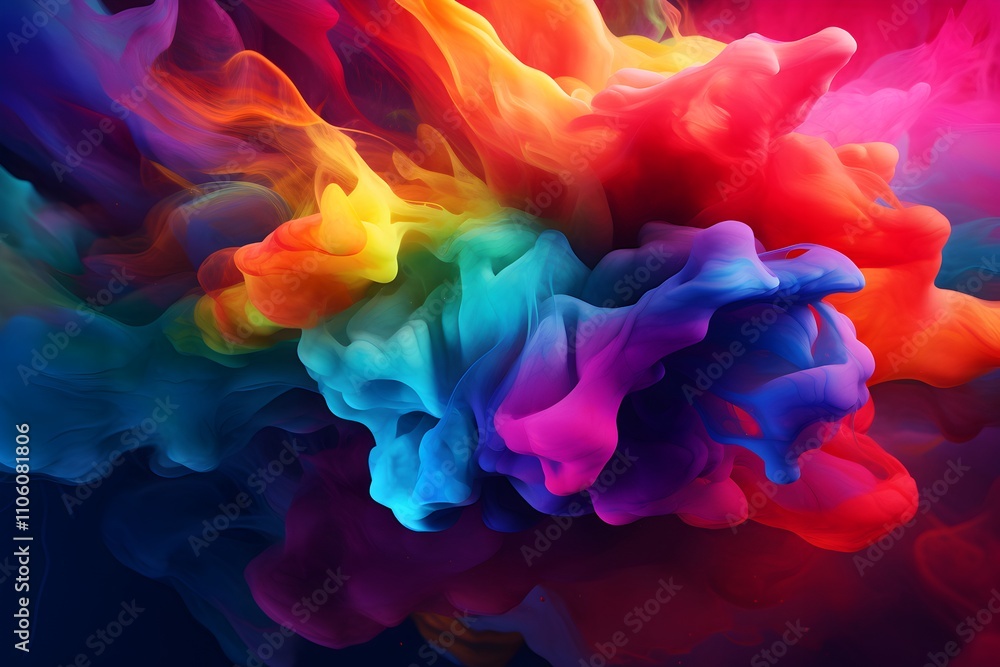 Obraz premium abstract colorful background with water