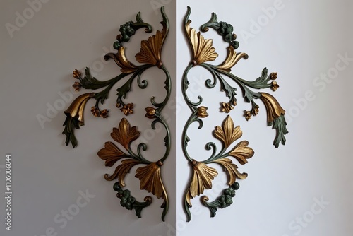 Elegant Floral Inspired Ornamental Corners with Unique Design Features