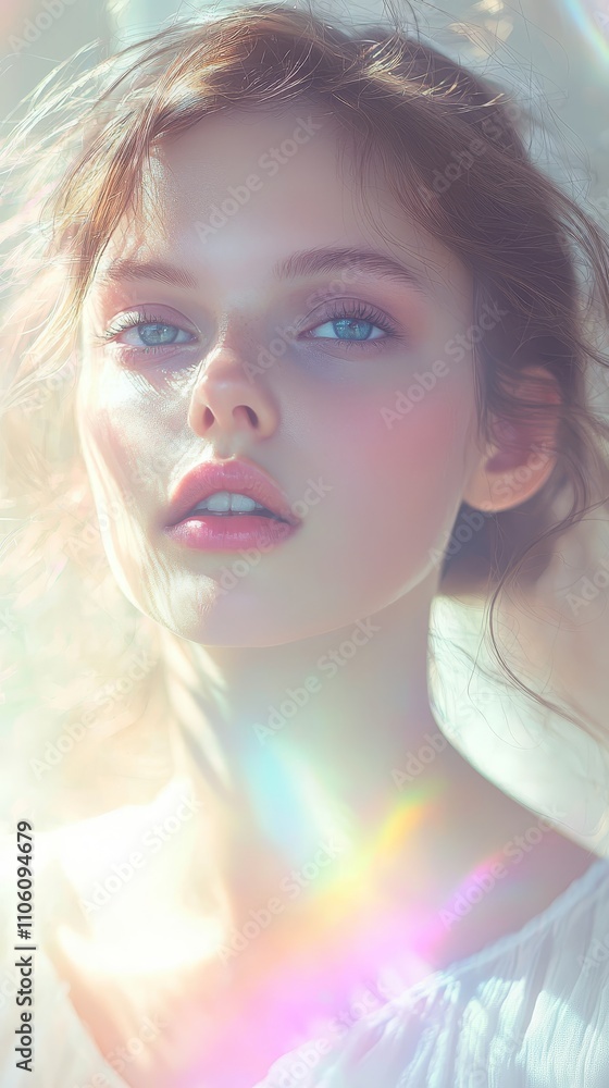 Ethereal Beauty Luminous Skin and Serene Expression Ethereal Beauty Luminous Skin and Serene Expression