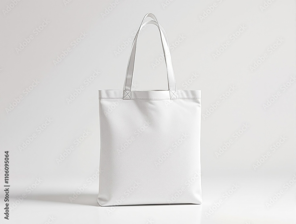 Close up of white cotton tote bag with copy space, eco concept, blank canvas, reusable Close up of white cotton tote bag with copy space, eco concept, blank canvas, reusable