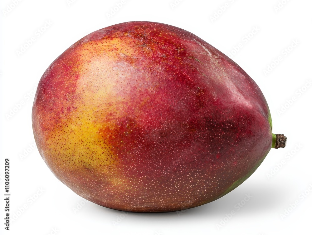 Freshly Harvested Organic Mango with Vibrant Golden Yellow Skin Freshly Harvested Organic Mango with Vibrant Golden Yellow Skin