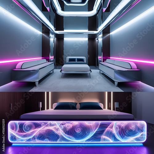 3d render of modern room