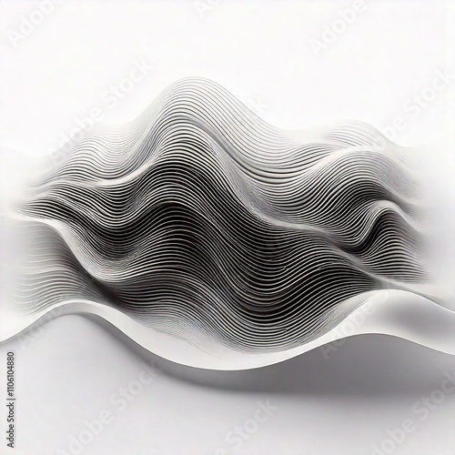 Electronic music waves photo