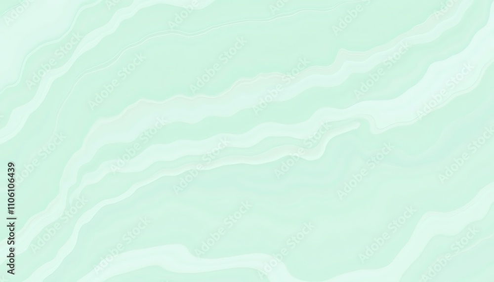 Soft green marble background with flowing lines Soft green marble background with flowing lines