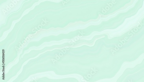 Soft green marble background with flowing lines