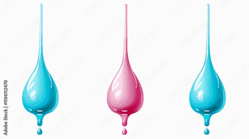 Water Ink Drip Vector Symbol Icon Design Water Ink Drip Vector Symbol Icon Design