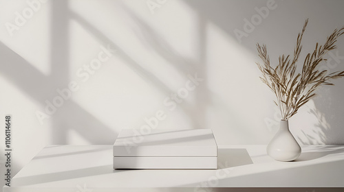 Sunlit Box, Dried Flowers, Calm