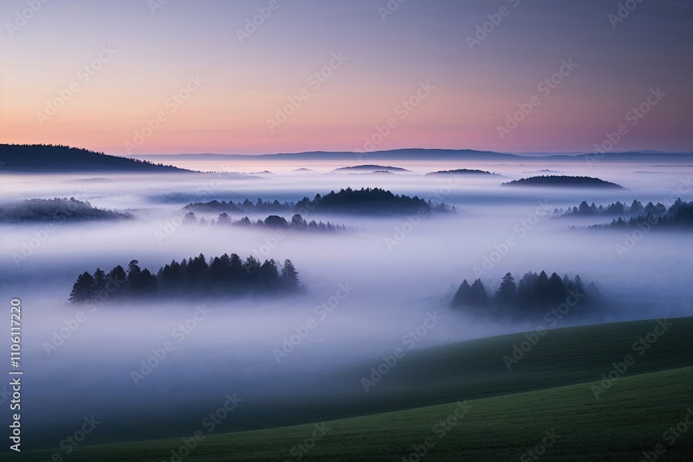 Luminous Haze and Dreamlike Landscapes with Ambient Fog and Soft Glow Luminous Haze and Dreamlike Landscapes with Ambient Fog and Soft Glow