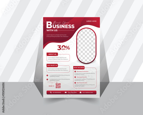 Business flyer template design
