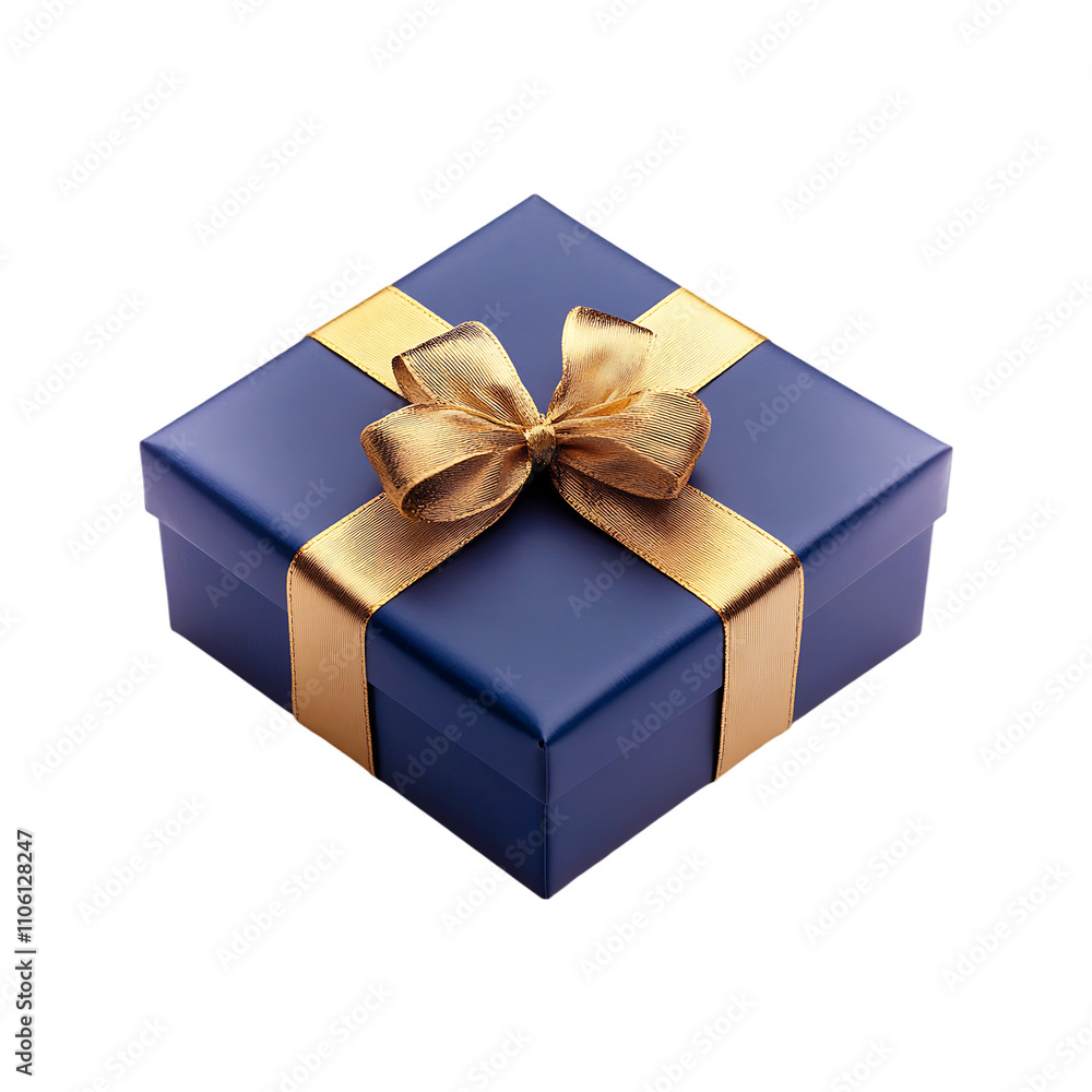 Elegant gift box with attractive ribbon for celebration isolated on a transparent background. Elegant gift box with attractive ribbon for celebration isolated on a transparent background.