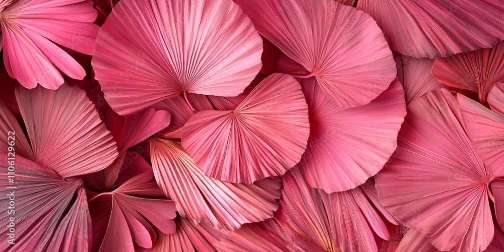Elegant Background of Overlapping Pastel Pink Leaves Elegant Background of Overlapping Pastel Pink Leaves