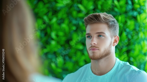 A real estate agent consulting with a client looking for a rental property, providing guidance and advice.