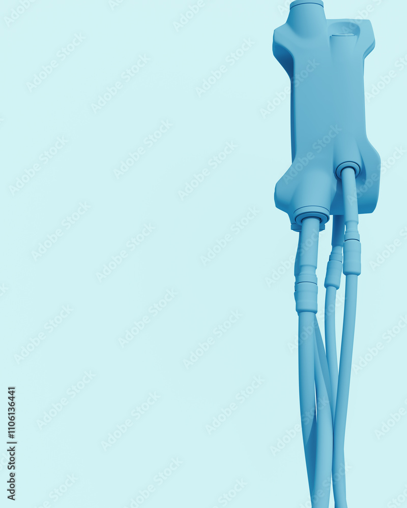 Blue Tech objects abstract pale background bend neutral monochrome soft tones pastel 3d illustration render Blue Tech objects abstract pale background bend neutral monochrome soft tones pastel 3d illustration render