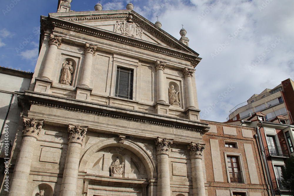 nuestra senora de las angustias church in valladolid in spain