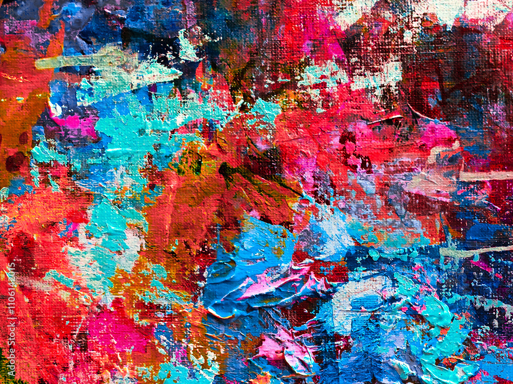 Vivid colorful painting. Background design. Dots , strokes of paint. Textured oil painting. Hand drawn brush stroke. Multicolored circles. Bright pattern with paint structure. Impasto. Color scheme Vivid colorful painting. Background design. Dots , strokes of paint. Textured oil painting. Hand drawn brush stroke. Multicolored circles. Bright pattern with paint structure. Impasto. Color scheme