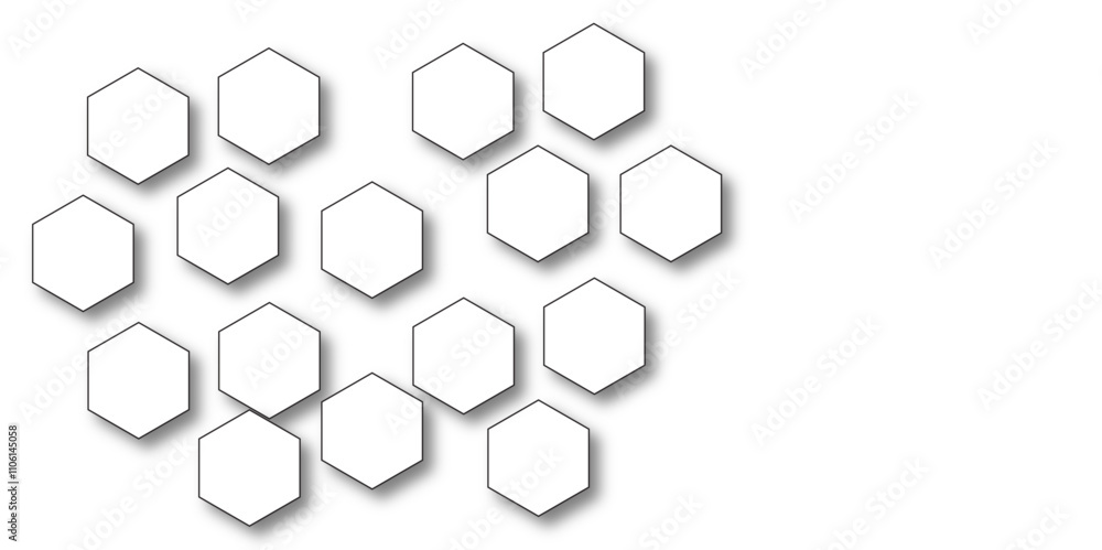 White hexagon 3D background texture. modern abstract polygonal pattern. 3d rendering illustration. Futuristic abstract banner. white and black lines 3d Hexagonal. honeycomb white Background. White hexagon 3D background texture. modern abstract polygonal pattern. 3d rendering illustration. Futuristic abstract banner. white and black lines 3d Hexagonal. honeycomb white Background.