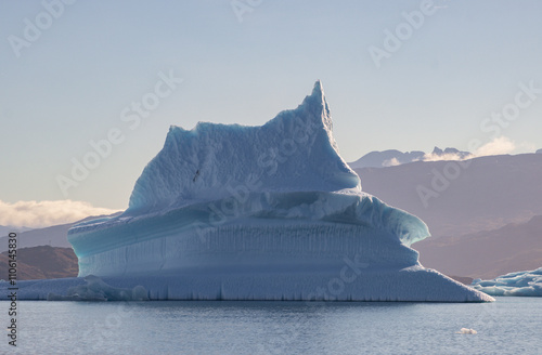 Icebergs in the fjords of south Greenland	 photo