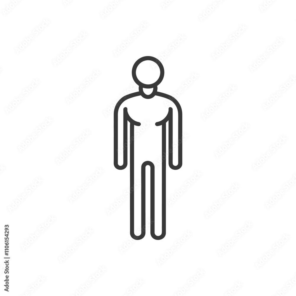 Line Drawing Of A Simple Stick Figure Person Line Drawing Of A Simple Stick Figure Person