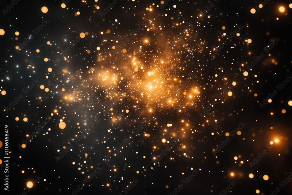 Fototapeta premium Abstract Cosmic Explosion with Light Trails