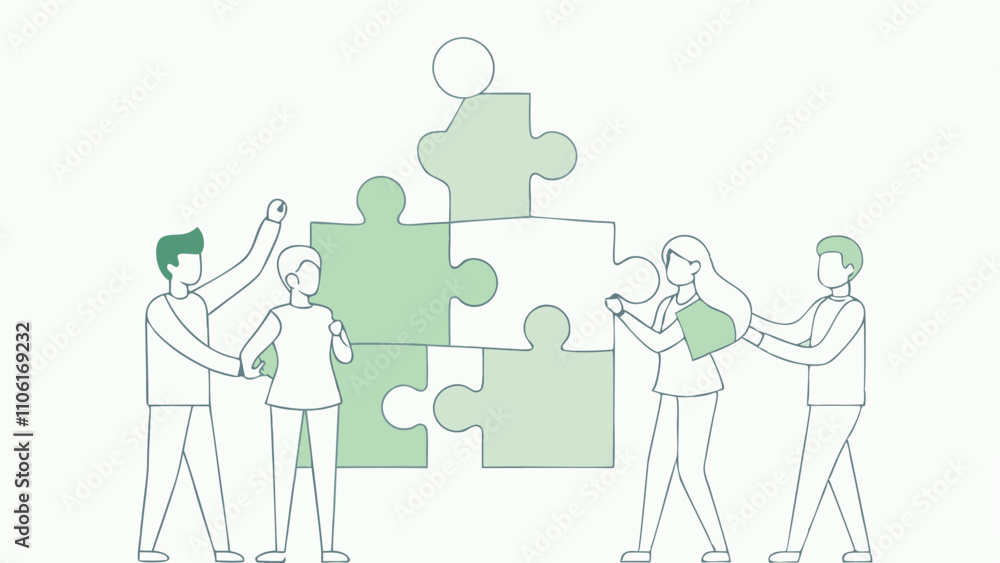 agreement or solution to win corporate trust, cooperation concept, businessman handshake connect jigsaw together agreement or solution to win corporate trust, cooperation concept, businessman handshake connect jigsaw together