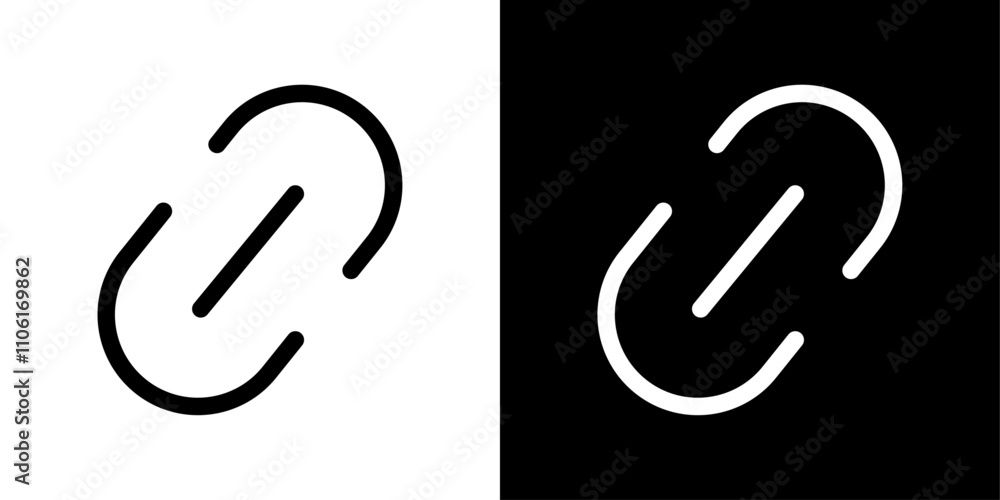 Chain icon design simple vector symbol Chain icon design simple vector symbol