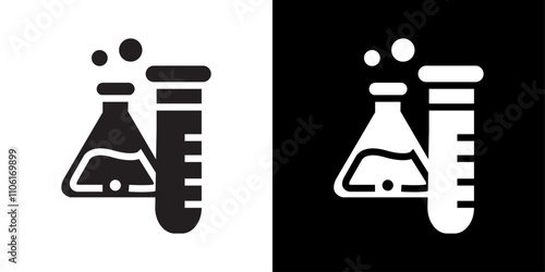 chemistry icon simple vector symbol