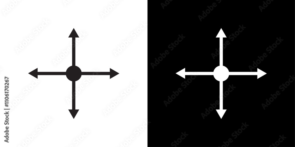 Cursor move icon simple vector symbol Cursor move icon simple vector symbol