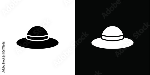 Pamela Hat icon simple vector symbol