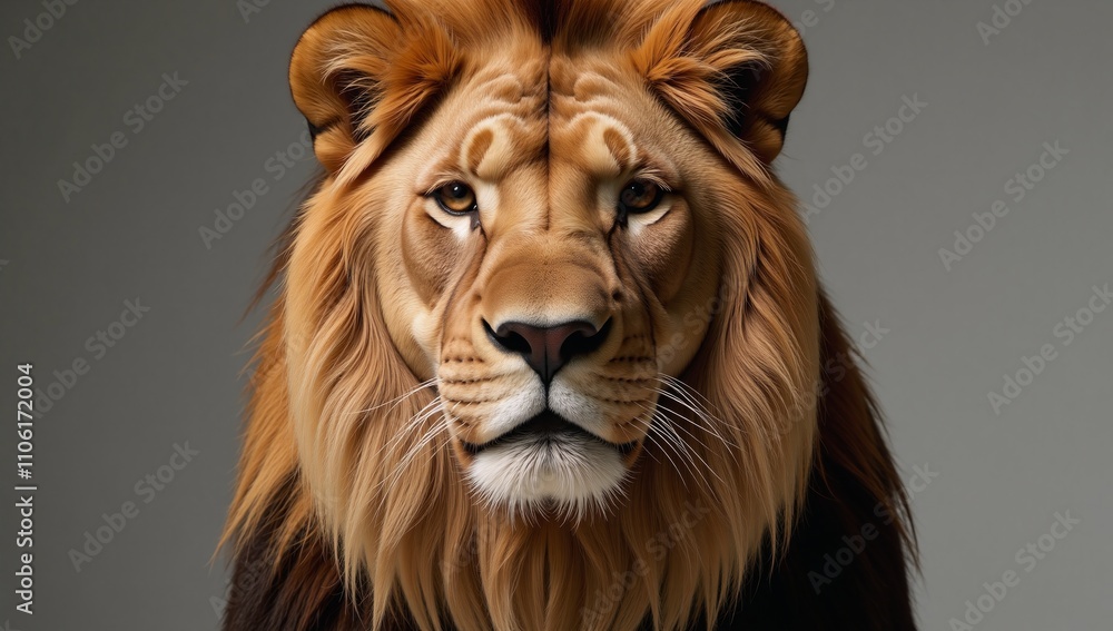 Fototapeta premium Image of a lion symbolizing LGBTQ pride