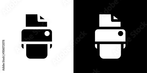 re design Printer icon design simple vector symbol