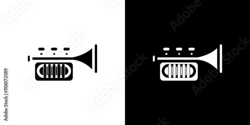 Photos Re design Trumpet icon design simple vector symbol