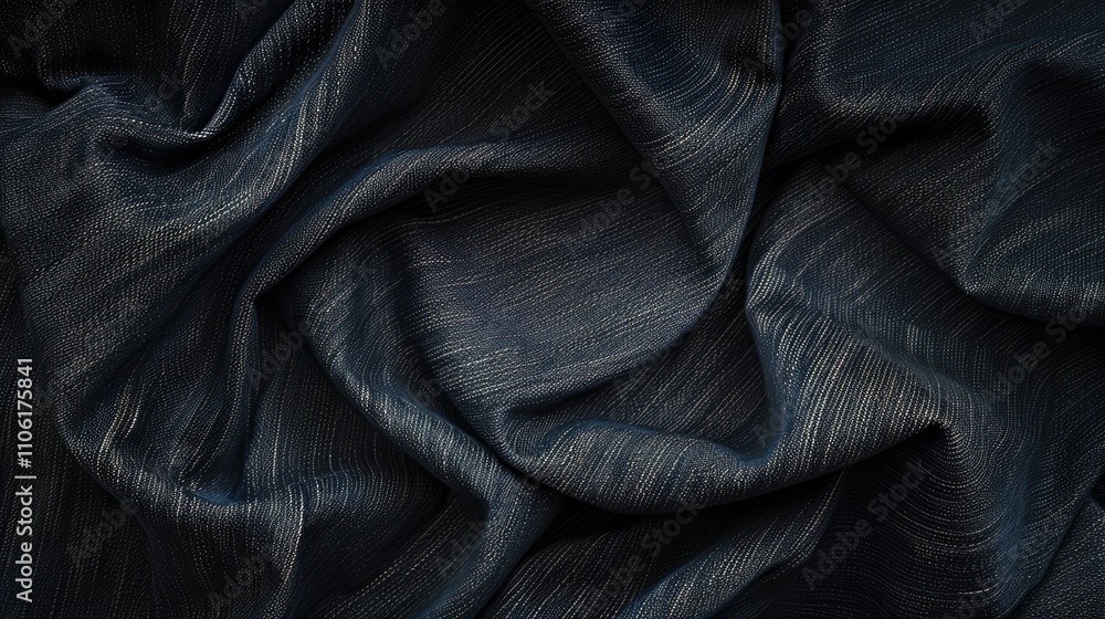 Elegant dark black denim. Elegant dark black denim.
