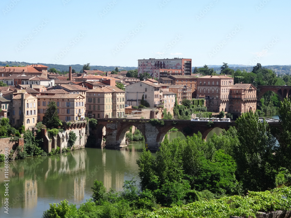 Fototapeta premium Ville d'Albi dans le Tarn 