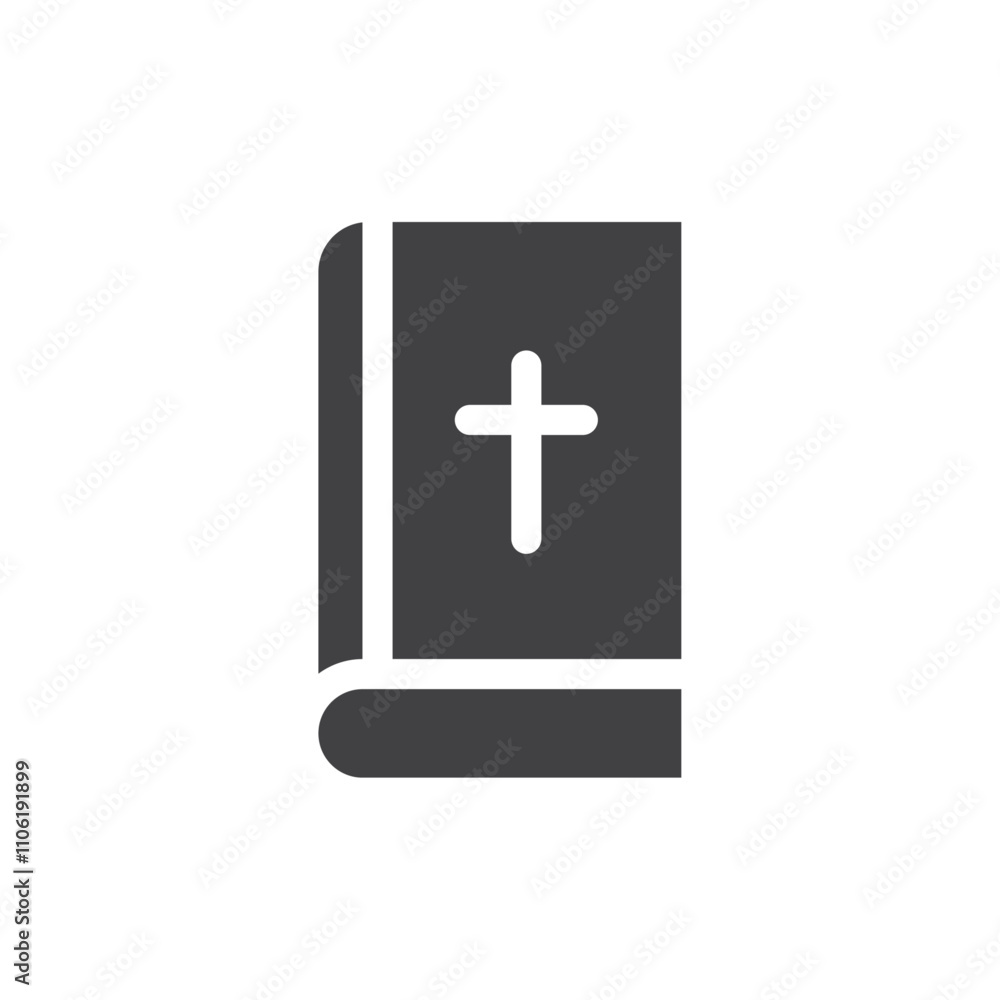 Holy bible icon simple vector symbol Holy bible icon simple vector symbol