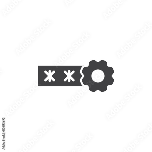 Password Generator icon simple vector symbol