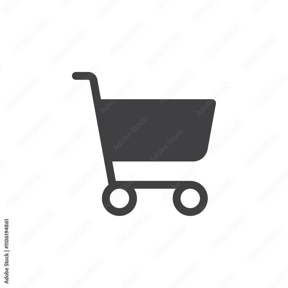 shopping cart icon simple vector symbol shopping cart icon simple vector symbol