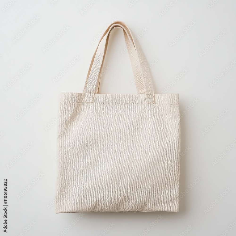 Beige Tote Bag with Reinforced Handles for Everyday Use Beige Tote Bag with Reinforced Handles for Everyday Use