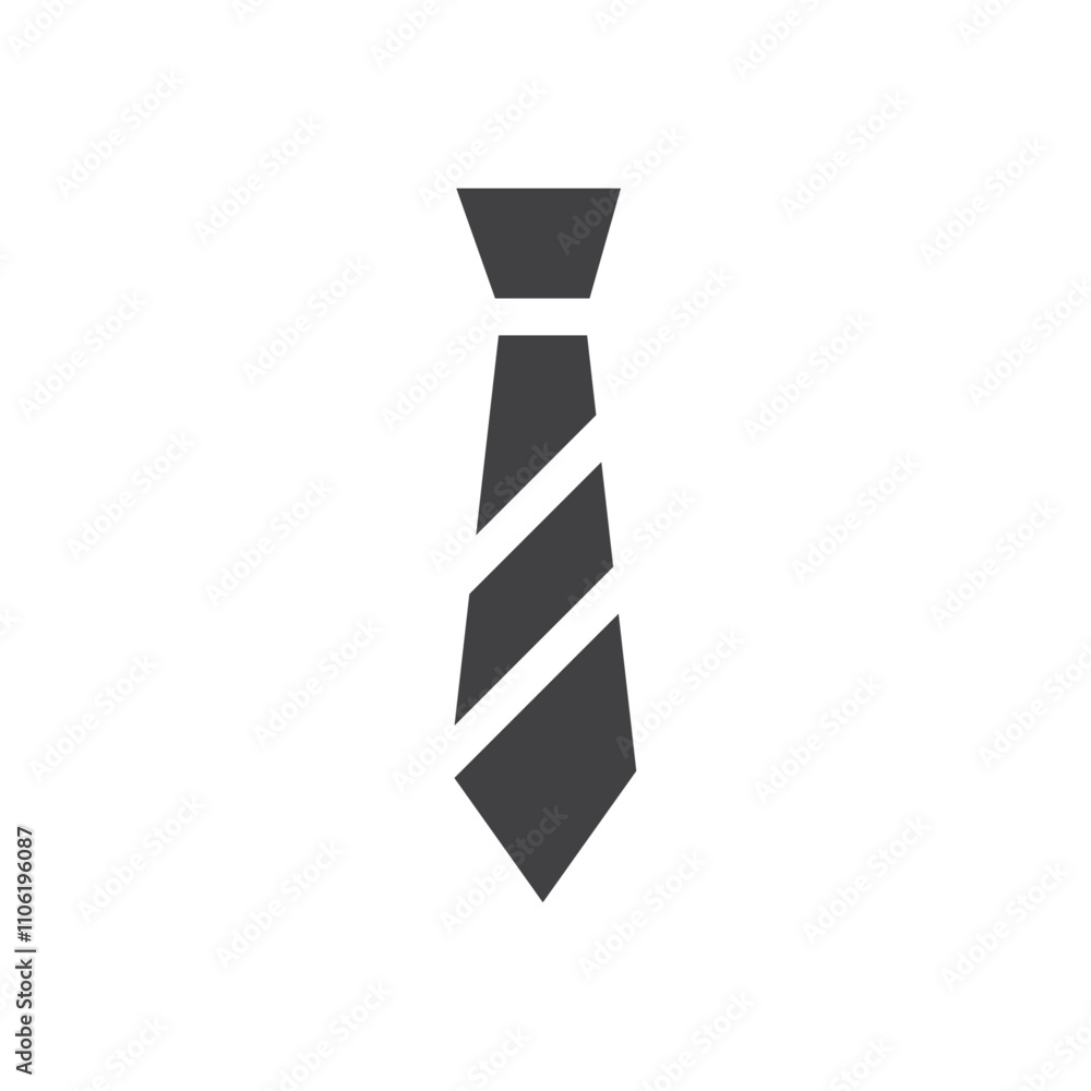 Tie icon simple vector symbol