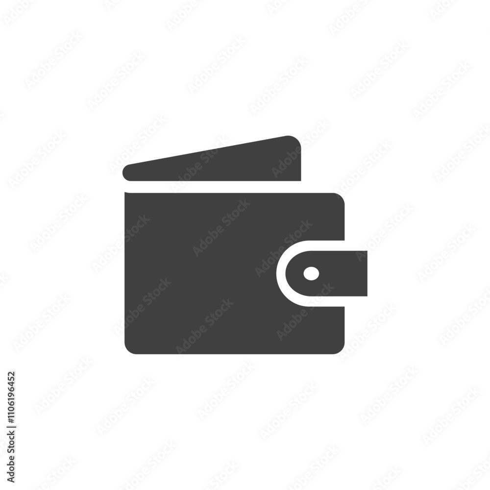 Wallet icon simple vector symbol Wallet icon simple vector symbol