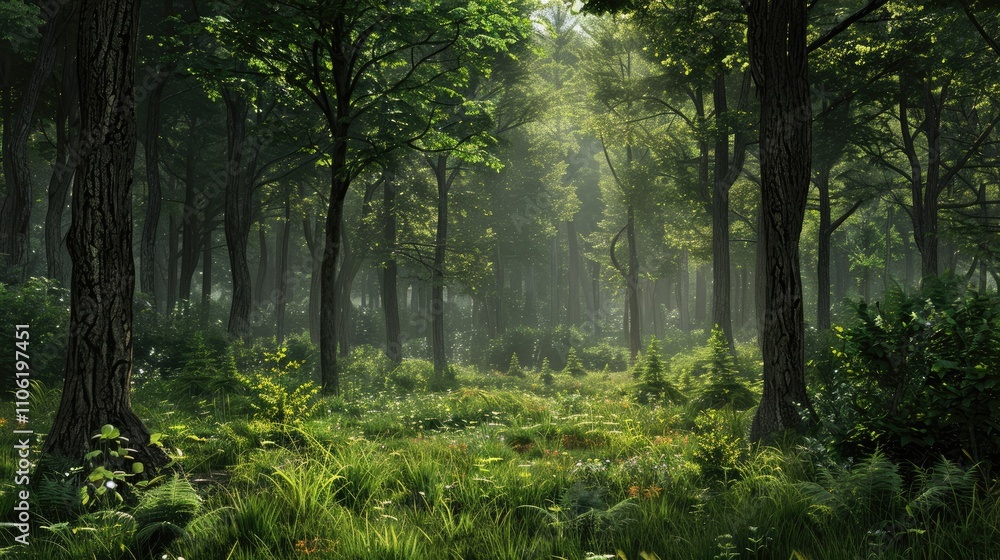 Obraz premium Forest Environment