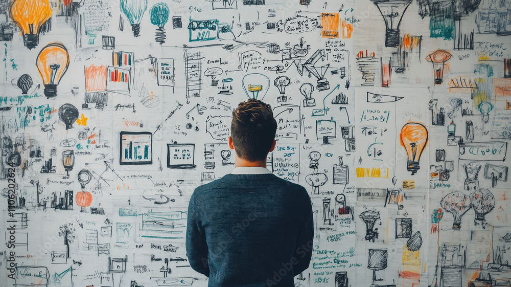 Strategic Planning with Wall of Ideas. Generative AI Strategic Planning with Wall of Ideas. Generative AI