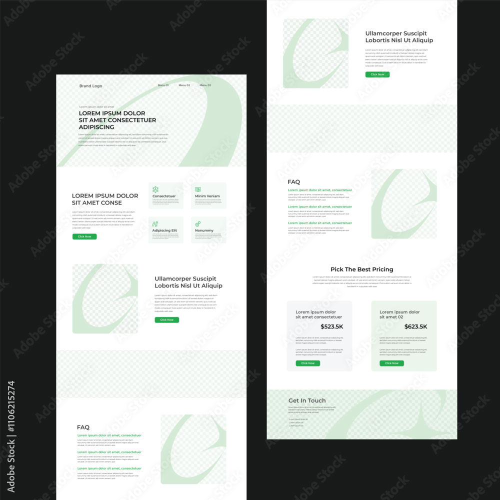 Obraz premium Multipurpose Business B2B E-newsletter Mailchimp email marketing template