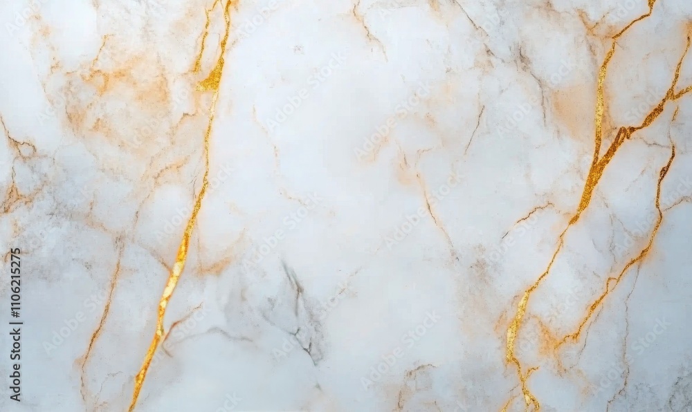 Elegant white marble background with striking golden veins for design and decoration Elegant white marble background with striking golden veins for design and decoration