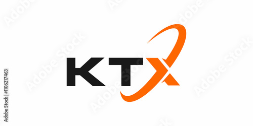 logo initials K T X icon vector
