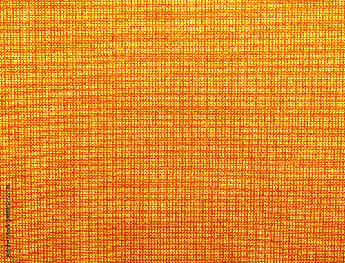 Natural Canvas of Orange Fabric for Background