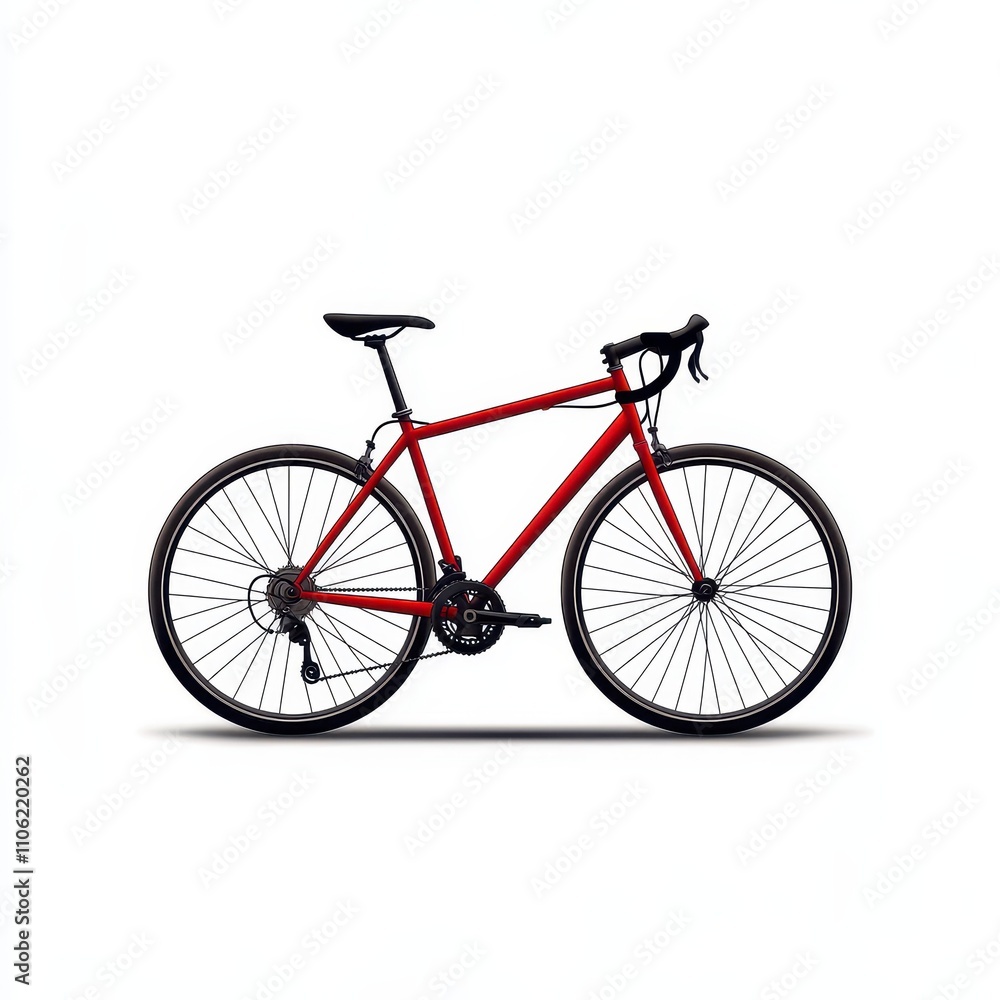 Red Road Bike for Fitness and Commuting, Sleek Design, Lightweight Frame, Ideal for Urban Riders, Perfect for Cycling Enthusiasts and Daily Commuters, High Performance Red Road Bike for Fitness and Commuting, Sleek Design, Lightweight Frame, Ideal for Urban Riders, Perfect for Cycling Enthusiasts and Daily Commuters, High Performance