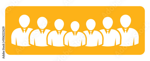 Symbol, ikona ludzi. Plik wektorowy.