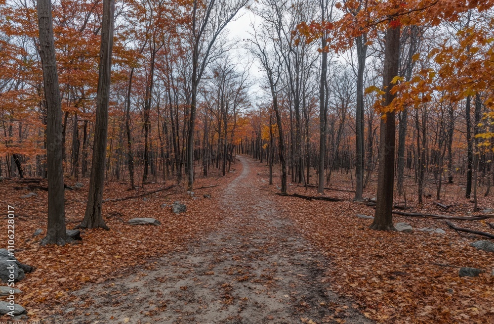 Fototapeta premium Autumnal Forest Path